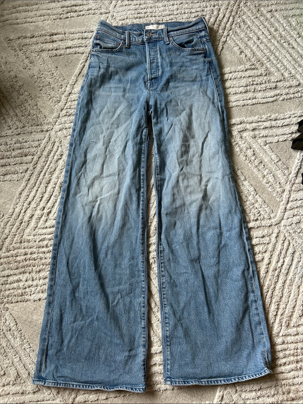 Mother the ditcher roller sneak Jeans — psych wash